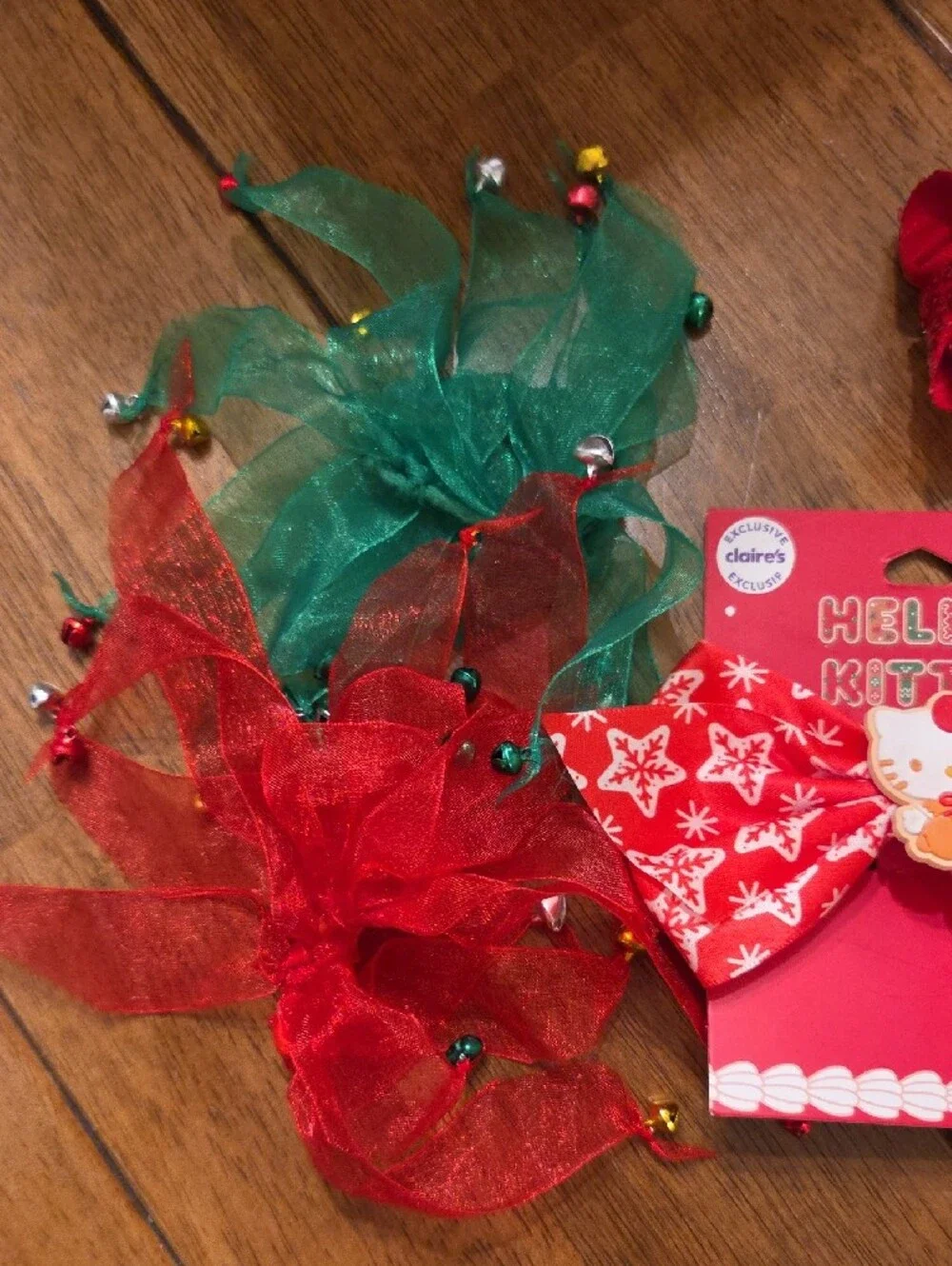 Holiday Red Bow Hair Clip - Kids Accessories Bundle Of Bows